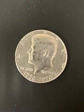 Kennedy Half Dollar 1776-1976 Silver Tone Coin